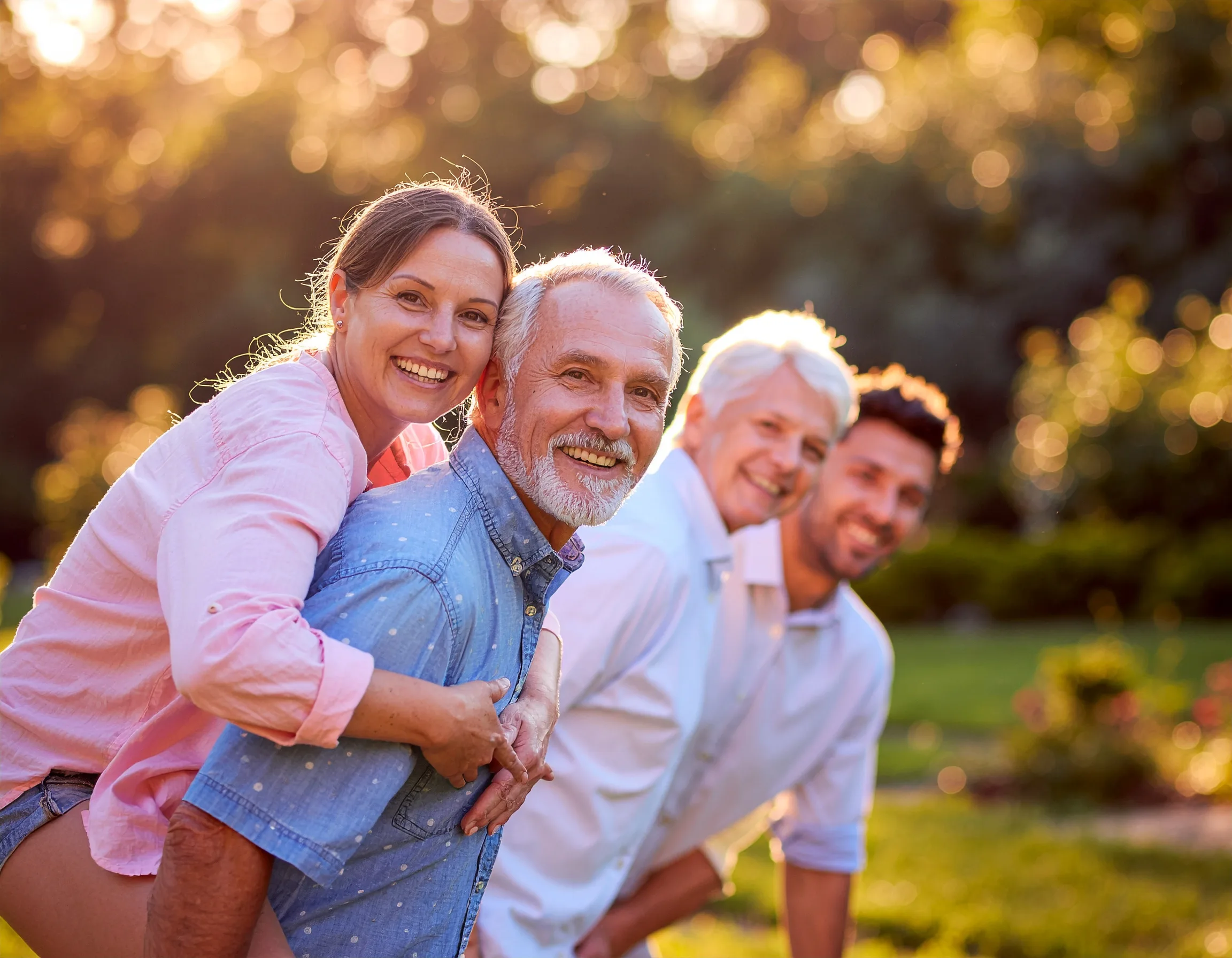 Family reunion gathering